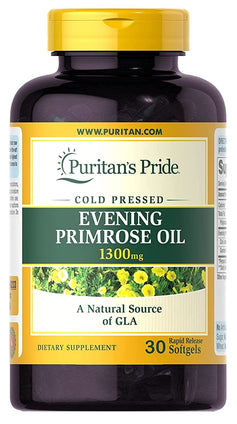 Puritans Pride Evening Primrose,1300mg,30s