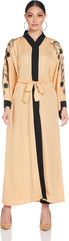 Nukhbaa Women's Abaya, Beige