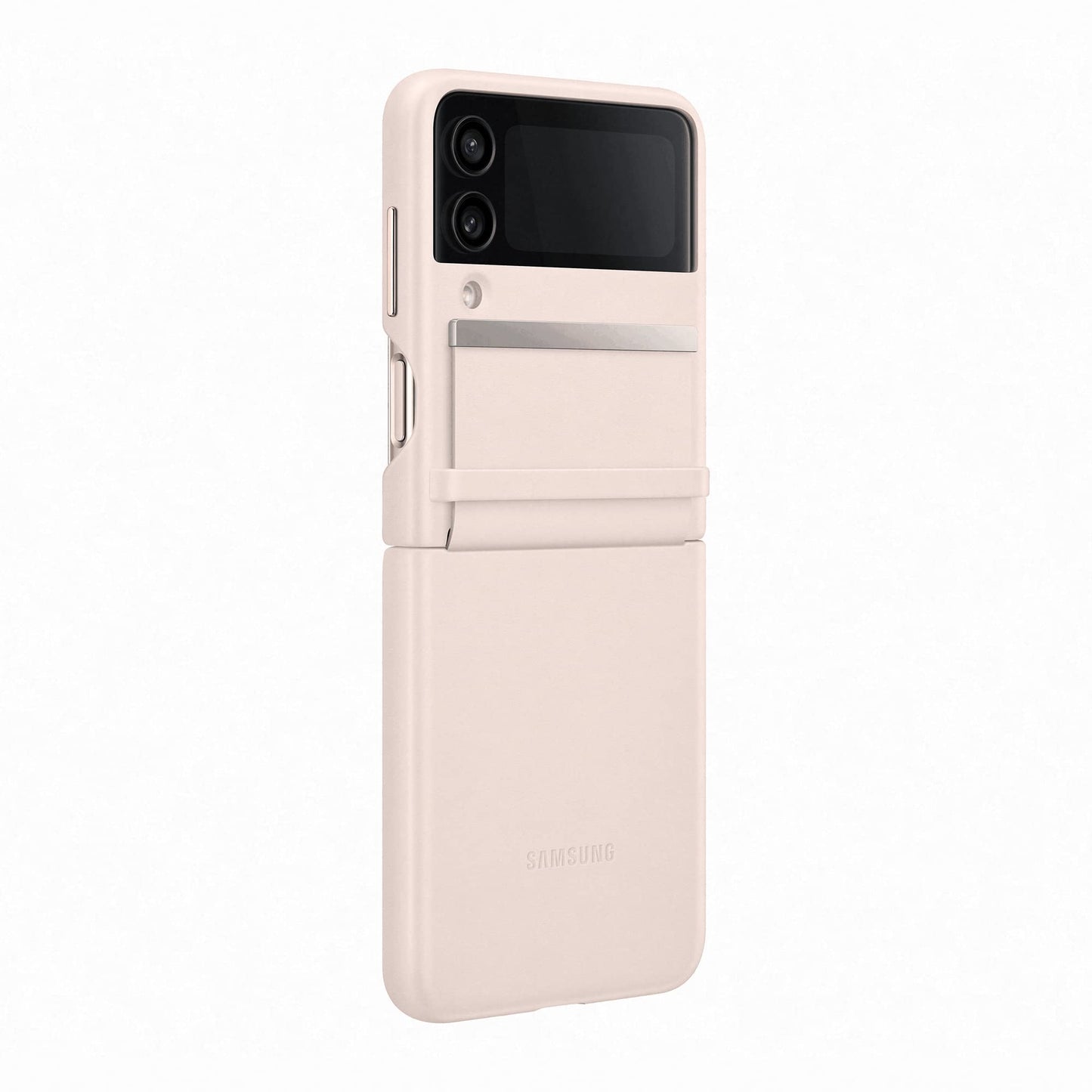 Samsung Galaxy Z Flip4 Official Flap Leather Cover Peach