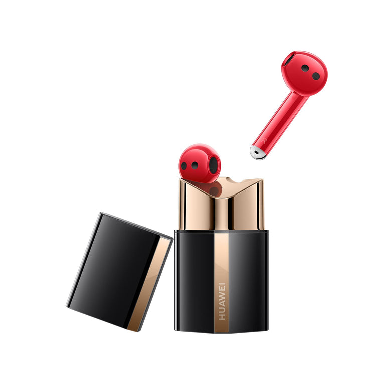 HUAWEI FreeBuds Lipstick - Wireless Headphones (Bluetooth 5.2 Connection, Noise Cancelling During Calling, 22 Hours Continuous Playtime) - Red