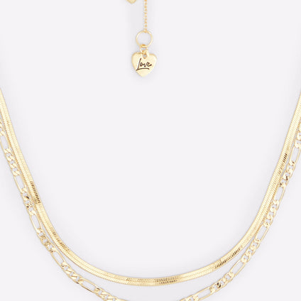 Aldo Women's Lenany Chain Necklace, Gold Standard