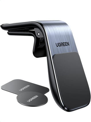 UGREEN Car Phone Holder Magnetic, Phone Holder Car, Car Mount for Air Vent, Adjustable Car Mobile Holder, Magnet Car Phone Mount Compatible with iPhone 15/14/13 Series, S23 S22 (Not Support Magsafe)