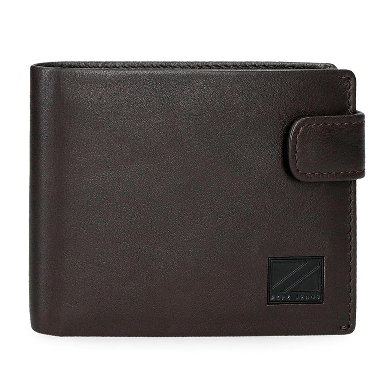 Pepe Jeans Chief Men's Travel Accessory, Black, One Size, Horizontal Portfolio, Black, One Size, horizontal portfolio