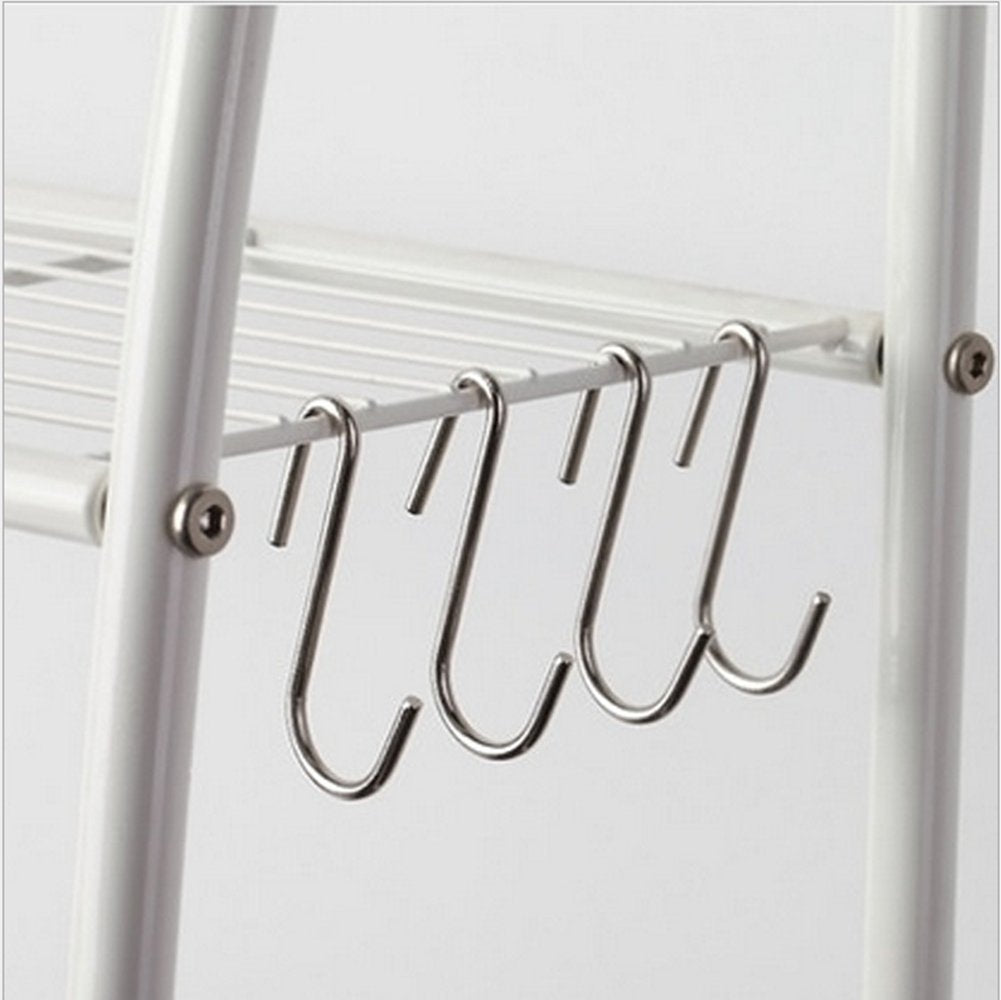 skycabin 10PCS S Hooks S Shaped Hook Heavy Duty Stainless Steel Hanger Hooks for Kitchen Office Garden Home Coats Hats Keys Bags Spoon Pan Pot Bathroom Bedroom and Office