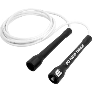 EliteSRS, Do Hard Things Adult Beaded Jump Rope for Fitness - Black and White