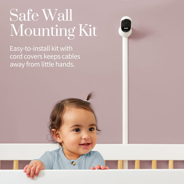 Owlet Cam Smart Baby Monitor - HD Video Monitor with Camera, Wide Angle Lens, Audio and Background Sound, Encrypted WiFi, Motion and Sound Notifications, Humidity, Room Temp, Night Vision, 2-Way Talk