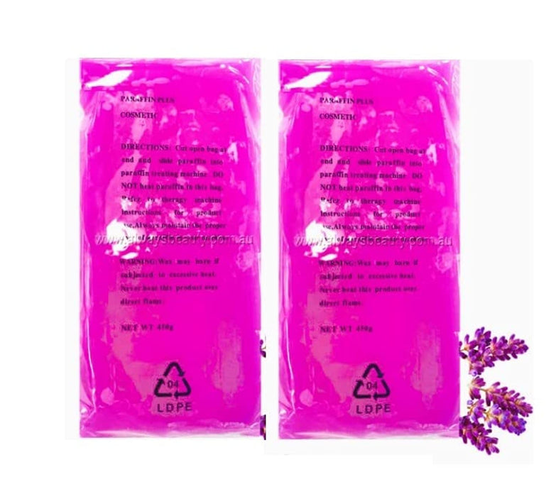 2 Pieces Paraffin Wax Hand and Foot Care 450gms LAVENDER