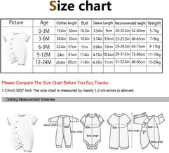 HTERDR Happy Birthday Daddy Mommy Baby Boys Girls Romper Bodysuit Infant Funny Letter Jumpsuit Outfit 12-24Months