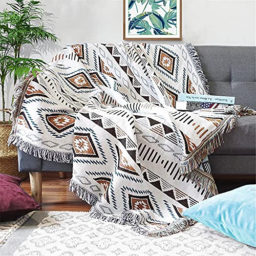 Lqprom Southwest Throw Blankets Aztec Southwest Throws Cover for Couch Chair Sofa Bed Outdoor Beach Travel 51"x63"