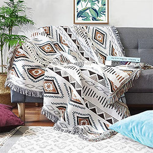 Lqprom Southwest Throw Blankets Aztec Southwest Throws Cover for Couch Chair Sofa Bed Outdoor Beach Travel 51