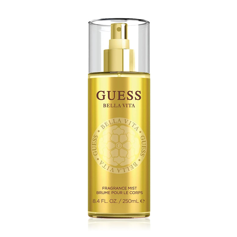 GUESS Bella Vita Fragrance Body Mist Spray for Women, Fruity, 8.4 Fl Oz