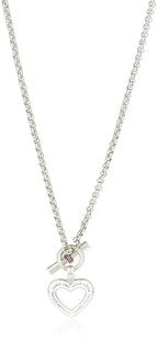 Tommy Hilfiger Women's Stainless Steel Pendant Necklace 2700277, Silver, 2700277, one size