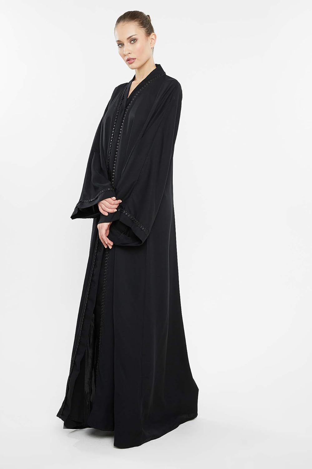 Nukhbaa Women's Abaya, Black