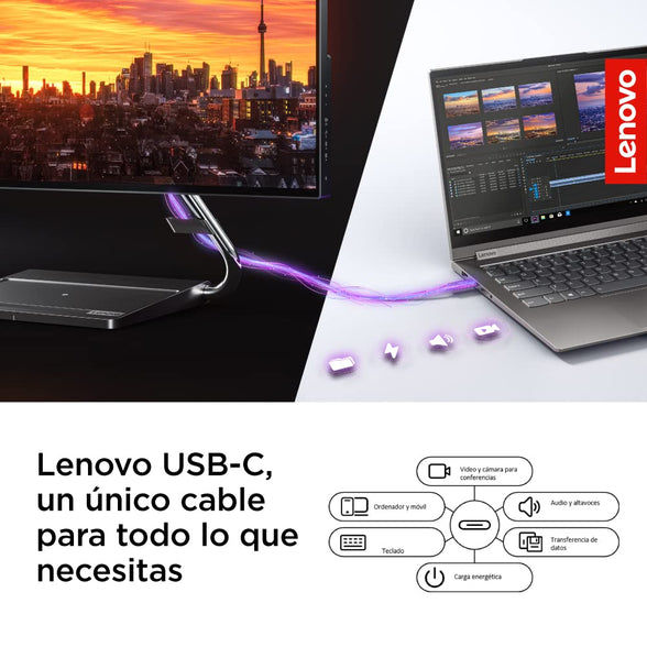 Lenovo L15 15.6 Inch Portable Monitor | FHD, 1080p, 60Hz, IPS, 6ms, USB-C/Type-C connector