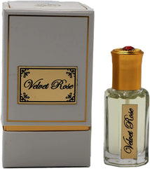 Abak Al Sahra Velvet Rose Attar - Vetiver Amp, Rose, Pacthouli with Musk Notes - Non Alcoholic Aromatic Oil-Based Perfume for Men and Women 12 ML