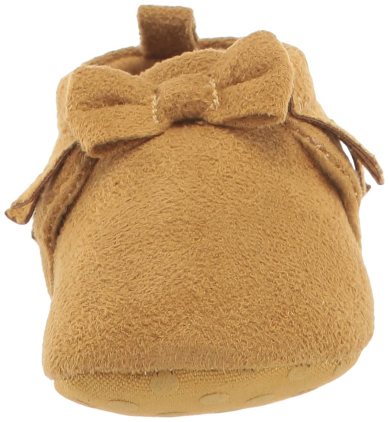 Gerber Baby Moccasins Crib Shoes Newborn Infant Neutral Boys Girls unisex-baby Crib Shoe, for 6 Months baby