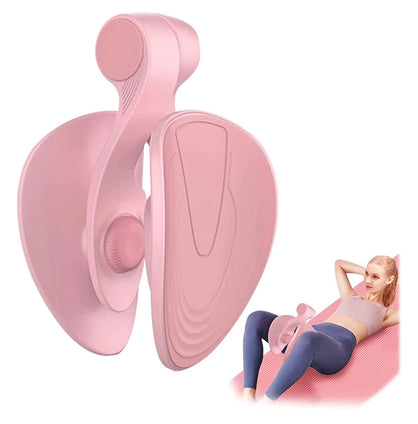 athu Hip & Pelvic Trainer, Home Gym Yoga Training for Women, Kegel Exercises Device Hip & Legs Toner Exercise Arms Buttocks Thigh Master Sculptor Machine, Pink