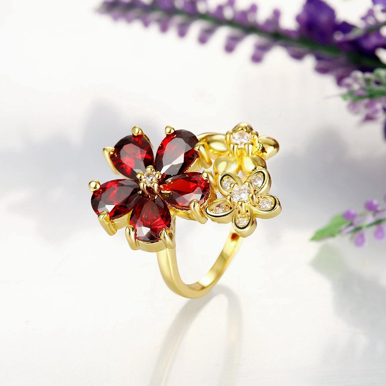 YELLOW CHIMES Exlusive Latest AAA Swiss Zircon Ring for Women and Girls