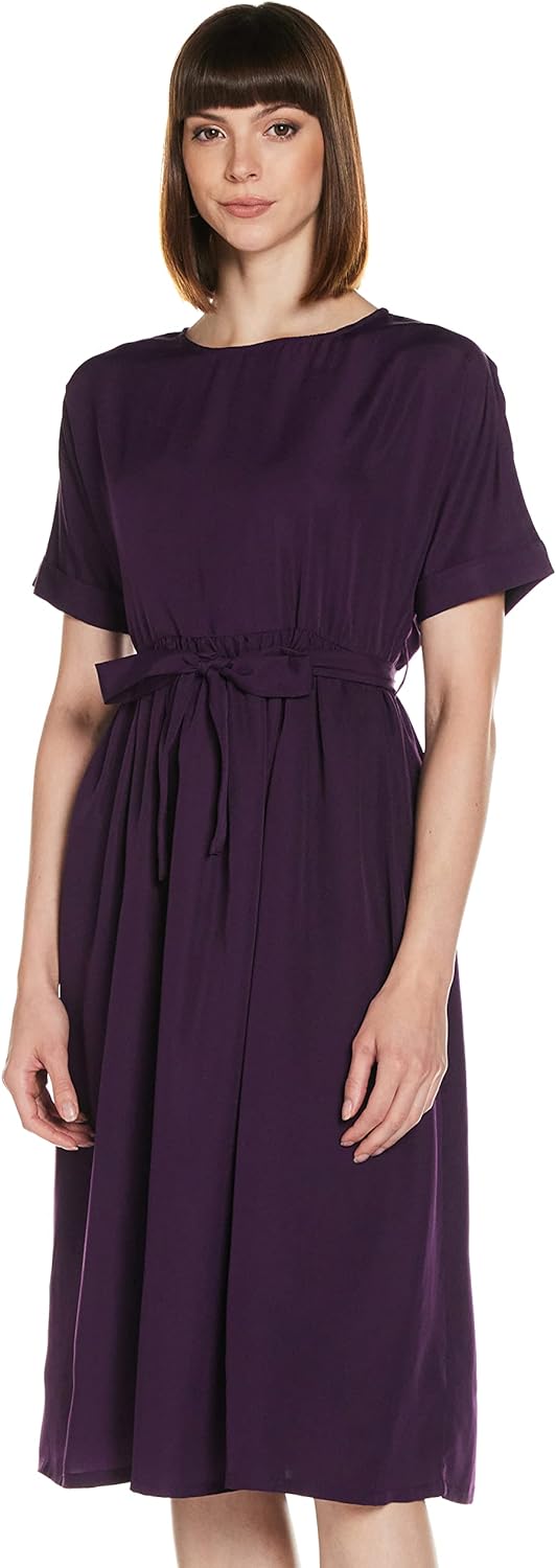 KRAVE Crepe Fit and Flare Casual Dress