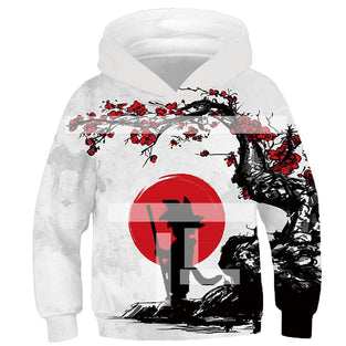 TAKUSHI HF Teen Boys Girls Fashion 3D Printed Galaxy Long Sleeve Pullover Hoodies Hooded Sweatshirts with Pocket 6-13Y