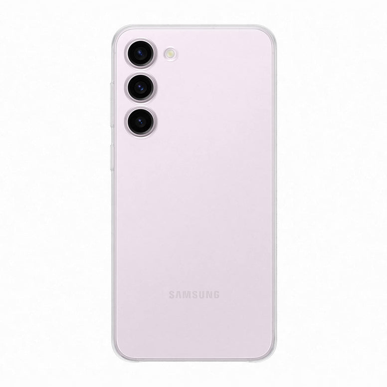 SAMSUNG Galaxy S23+ Clear Slim Case Transparent, Cream, EF-QS916CTEGWW
