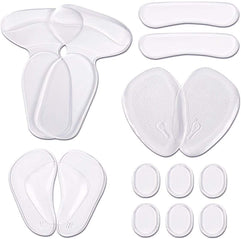 ZYTSHOP 14 Pcs High Heel Pads, Heel Grips Liners Inserts for Women Foot Pain Relief, Ball of Foot Insoles, Heel Grips Heel for Protection Against Pain and Blisters, Anti Slip Shoe Cushion