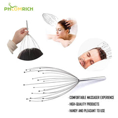 PHCOMRICH Scalp Massagers, 20 Fingers Head Massager, Head Scratcher for Head & Body Relaxing (2 Pack)