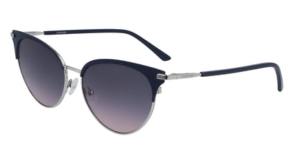 Calvin Klein Women's Sunglasses Cateye, Ck American Essentials - Satin Navy