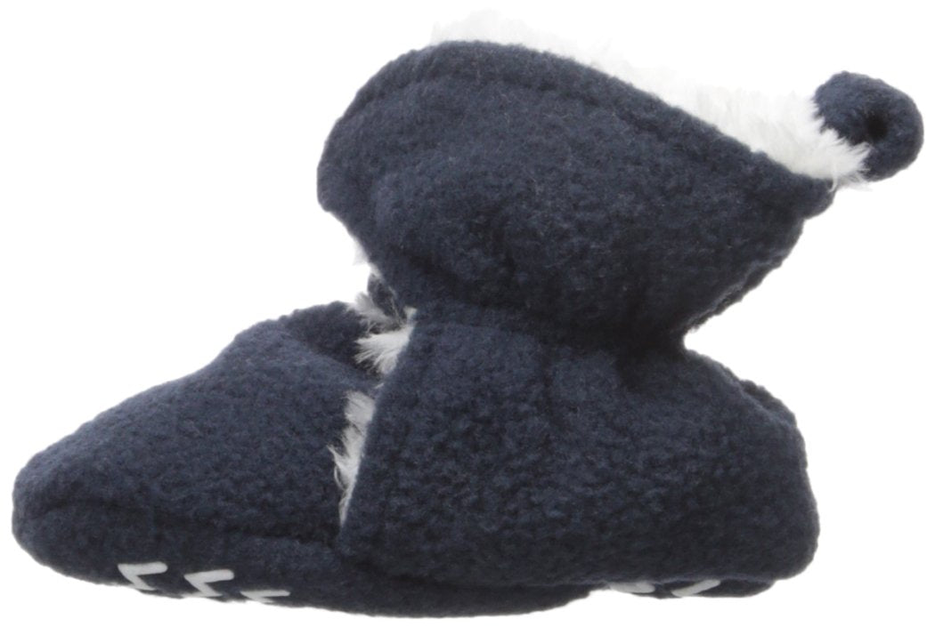 Hudson Baby Unisex Baby Cozy Fleece and Faux Sherpa Booties, for 6 Months baby