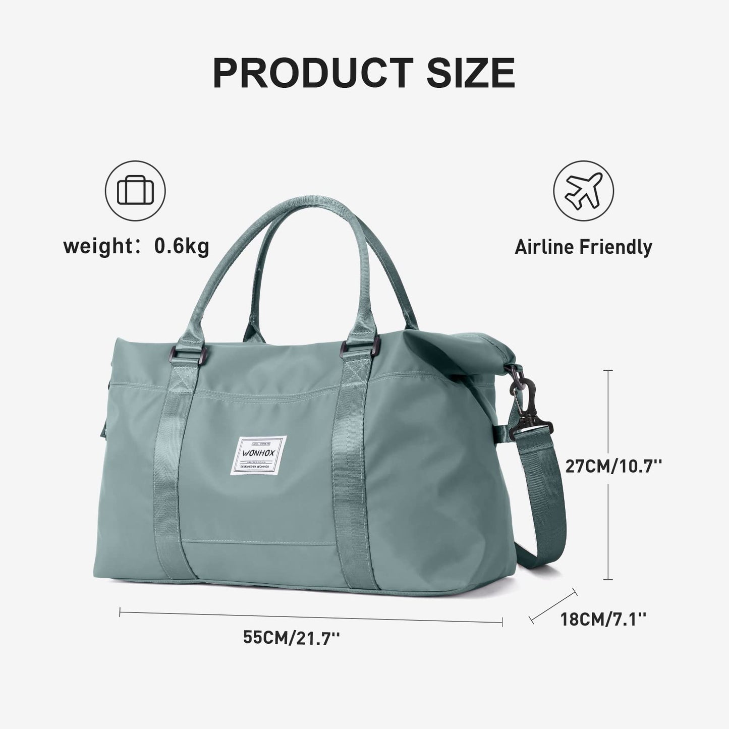 Travel Totes for Women Cabin Bags easyjet Underseat Ryanair Hand Luggage Carry On Bags for Planes Travel Bag Holdall Sport Duffel Bag Mens with Wet Pocket Weekend Overnight Bag Gym Bag Hospital Bag,
