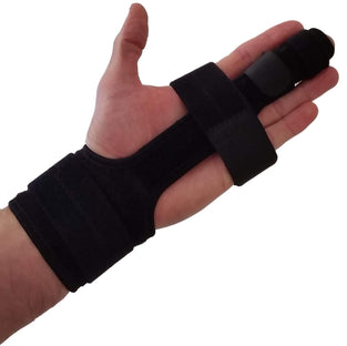Trigger Finger Splint - Finger Extension Splint, Adjustable Finger Brace for Straightening, Broken Finger, Mallet Finger, Arthritis & Tendonitis Pain Relief and Support