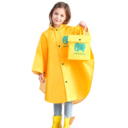AIWUHE Kids Rain Poncho Cartoon Raincoat Jacket Cute Rain Coat Toddler Boys Girls Rain Cape Light Waterproof Hoodie Outwear, for 1-3 Y