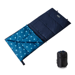 Pacific Pass 50F Synthetic Sleeping Bag with Compression Stuff Sack - Kids Size