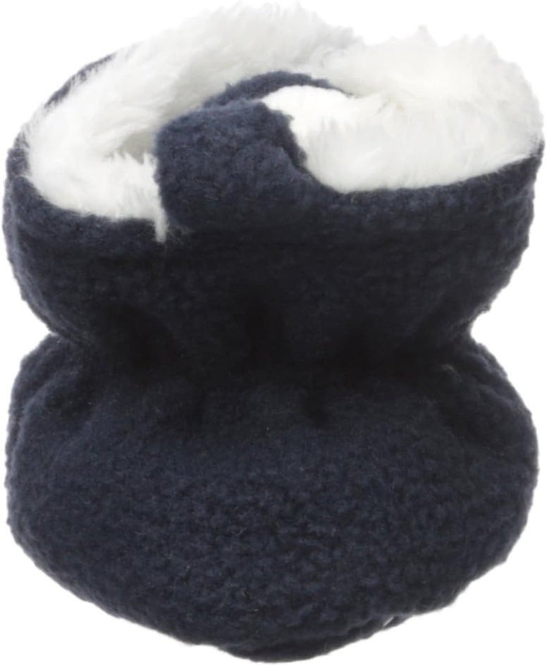 Hudson Baby Unisex Baby Cozy Fleece and Faux Sherpa Booties, for 6 Months baby