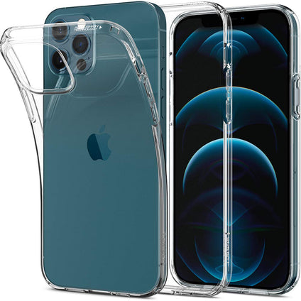 Spigen Liquid Crystal designed for iPhone 12 case and iPhone 12 PRO case cover (6.1 inch) - Crystal Clear