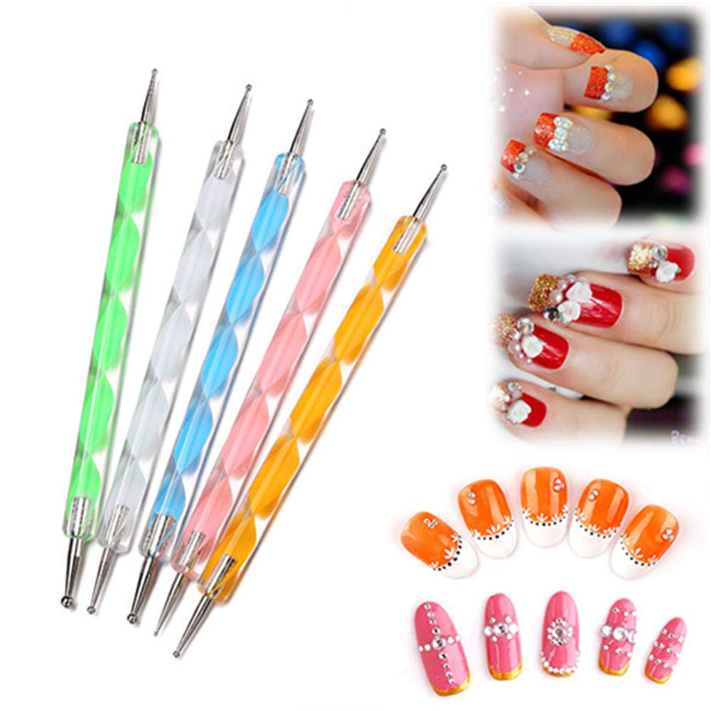 20 pcs Nail Art Design Set Dotting Painting Drawing Polish Brush Pen Tools