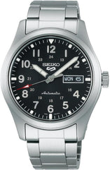 Seiko Men Analog Automatic Watch With Stainless Steel Strap SRPg27K1, Silver, Modisch