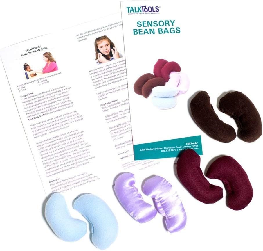 TalkTools Sensory Bean Bag Kit – A Fun and Safe Way to Benefit Clients with Tactile-Defensive behaviors, hyposensitivity, or hypersensitivity| Helps normalize Sensory Awareness.