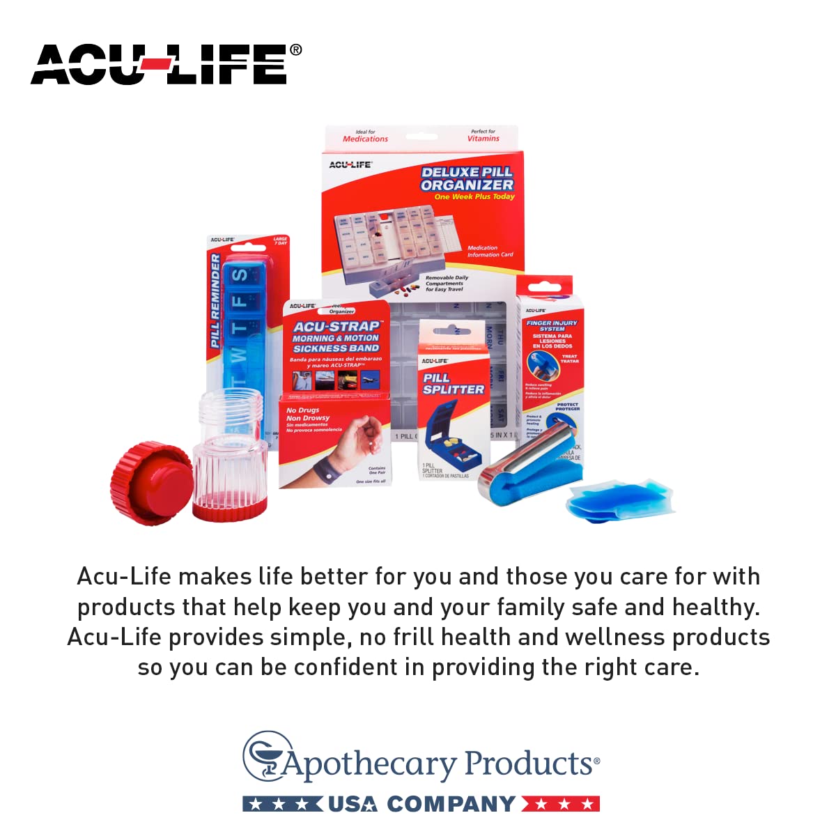 Acu-Life AM/PM PILL BOX:400850