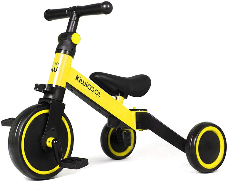 SKY-TOUCH 3 In 1 Kids Tricycles For 1.5-4 Years Old Kids Trike 3 Wheel Bike Boys Girls 3 Wheels Toddler Tricycles(Yellow)