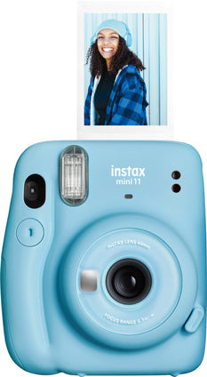 Fujifilm Instax Mini 11 Instant Camera, Sky Blue
