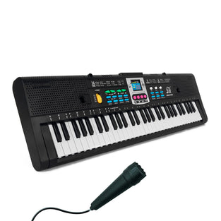 Musical Instrument, 61 Keys Digital Music Electronic Keyboard Kids Multifunctional Electric Piano for Piano Student with Microphone Function Musical Instrument