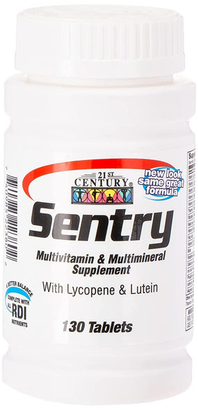 21st Century Sentry Multivitamin & Multimineral Supplement, 130 Tablets