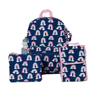 CLUB LIBBY LU Backpack Set for Girls, 16 inch, 6 Pieces - Includes Foldable Lunch Bag, Water Bottle, Scrunchie, & Pencil Case