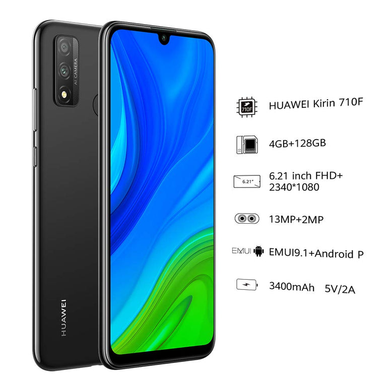 Huawei P Smart (2020) - Smartphone 128GB, 4GB RAM, Dual Sim, Midnight Black