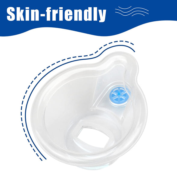 Spacer Chamber Plus Flow-Vu Anti-Static Include Mask Aero Spacer with Cap for Adult Child (Child)