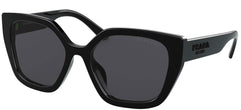 Prada Women's Oversized Angled Cat Eye Sunglasses