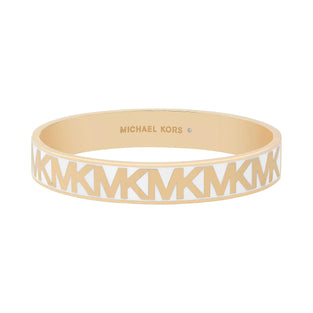 Michael Kors Women's Gold-Tone Brass Bangle Bracelet (Model: MKJ8241710), One Size, Brass, no gemstone