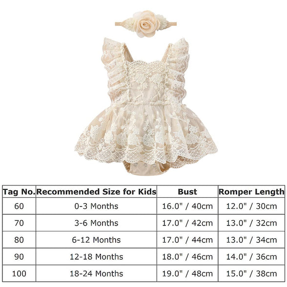 Baby Girl 1st Birthday Outfit Lace Tulle Romper Princess Tutu Dress Headband Shiny ONE Cake Smash Photo Shoot Clothes