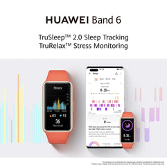 HUAWEI Band 6 All Day SpO2 Monitoring, 1.47" FullView Display, Orange, ‎4.3 x 2.5 x 1.1 cm